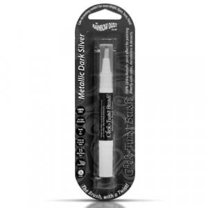 Argento metallizzato Pennello per Dipingere. Rainbow Dust