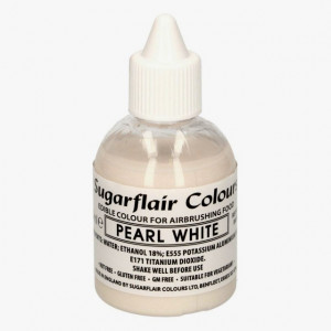 Bianco Perla 60 ml. Colorante alimentare liquido Sugarflair