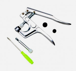 Bottoni a Pressione. Pinza a scatto per fissaggio di 150 bottoni in vari colori - Img 3
