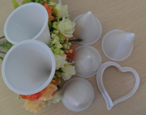 Calla. stampi in plastica per decorazioni con la pasta di zucchero