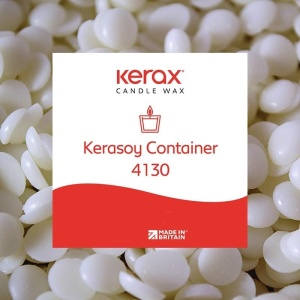 Candela in contenitori con cera soia Kerax 4130