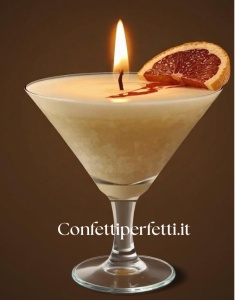 Cocktail Martini e Arancia. Fragranza Per Candele