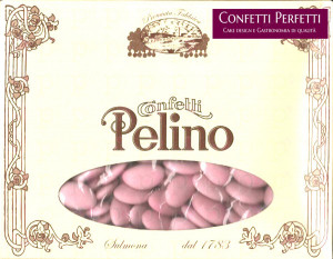 Confetti Rosa al Cioccolato da 1 Kg. Confetti Pelino