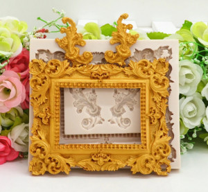 Cornice decorata stampo silicone
