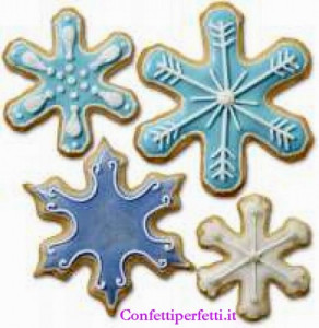Fiocco di Neve. Set di 7 Tagliapasta in metallo.Wilton - Img 4