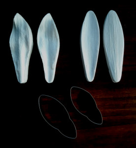 Giglio. Set completo di 4 Venatori in silicone + 2 Cutter in metallo