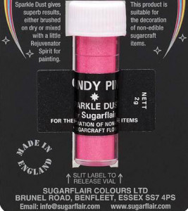 Glitters Rosa. Sparkles Pink Sugarflair