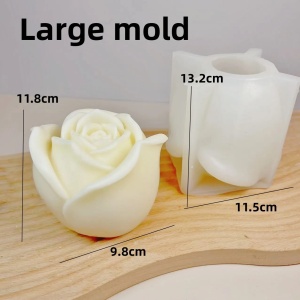 Stampo silicone rosa per Candele e Saponi