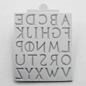 Lettere Metallo Medio evo in silicone