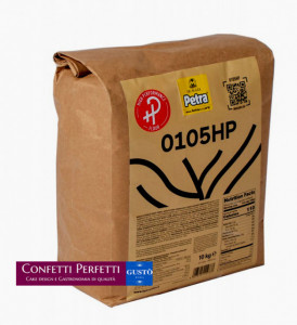 PETRA 0105 HP. Miscela di farina di grano tenero tipo "00", farina Integrale di Avena germogliata, grano Saraceno germogliato in granella