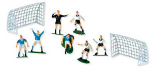 Set Calcio di 6 Calciatori con 2 Porte in Pvc. - Img 3