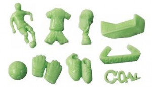 Tema Calcio. Stampo in Silicone con 9 forme. - Img 2