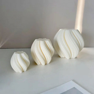 Vaso onda Stampo silicone candela