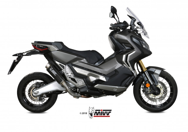 HONDA HORNET 600 DAL 2007 SCARICO MIVV TERMINALE DOUBLE GUN TITANIO