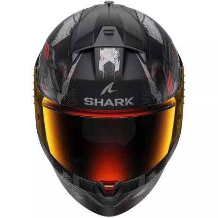 CASCO INTEGRALE SHARK RIDILL 2 MOLOKAI VISIERA INTERNA FUME + VISIERA IRIDIUM