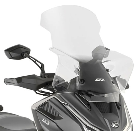 D6124ST GIVI PARABREZZA PARAVENTO TRASPARENTE KYMCO DTX 360 2021 2022 2023