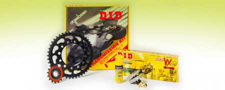 KIT TRASMISSIONE CATENA CHAIN CORONA PIGNONE DID MOTO MORINI X-CAPE 650