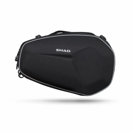 SHAD E48 COPPIA BORSE SEMIRIGIDE MOTO ESPANDIBILI DA 46 A 58 LITRI - Img 3