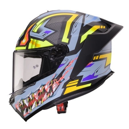 Casco integrale moto CABERG ROXTER HUNTER MATT BLACK/GREY/YELLOW FLUO - Img 4