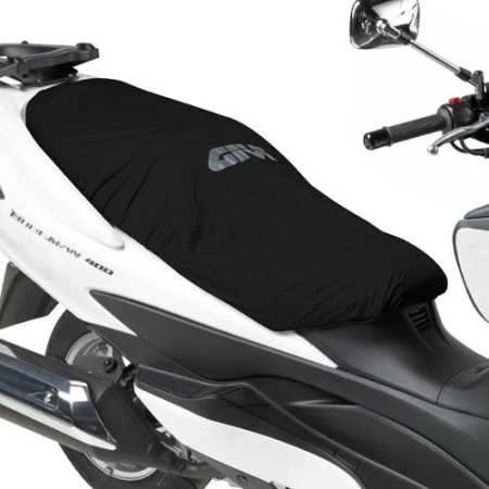 Coprisella nero Impermeabile GIVI S210 Honda Sh 125 150 300 350 Telo Copertura Sella - Img 2