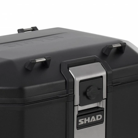 BAULETTO VALIGIA ALLUMINIO SHAD TERRA TR55 55 LITRI TOP CASE BLACK EDITION NERO - Img 4