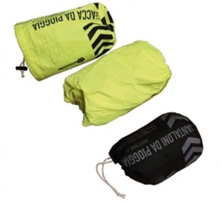 E-BIKERS COMPLETO ANTIPIOGGIA IMPERMEABILE GIACCA E PANTALONE MOTO SCOOTER - Img 2