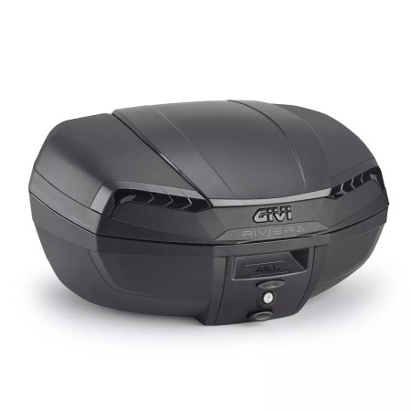 GIVI E46NB BAULETTO TOP CASE VALIGIA MONOLOCK E46 TRIPLE BLACK + SCHIENALINO