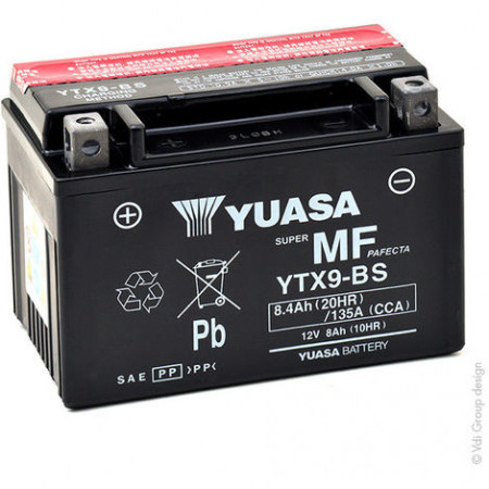 Batteria Yuasa YTX9-BS YAMAHA X-MAX 125 250 X-CITY XT E 600