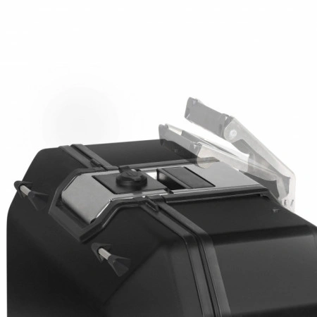BAULETTO VALIGIA ALLUMINIO SHAD TERRA TR55 55 LITRI TOP CASE BLACK EDITION NERO - Img 5