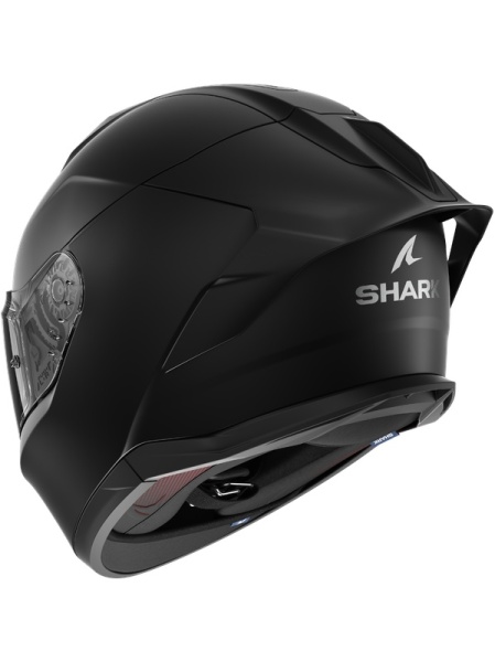 CASCO MOTO INTEGRALE SHARK SKWAL CUP BLANK NERO OPACO KMA - Img 3
