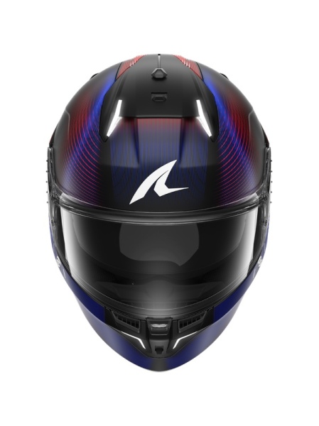 CASCO SHARK SKWAL i3 SPEED-TECH Mat Black Red Blue KRB - Img 2