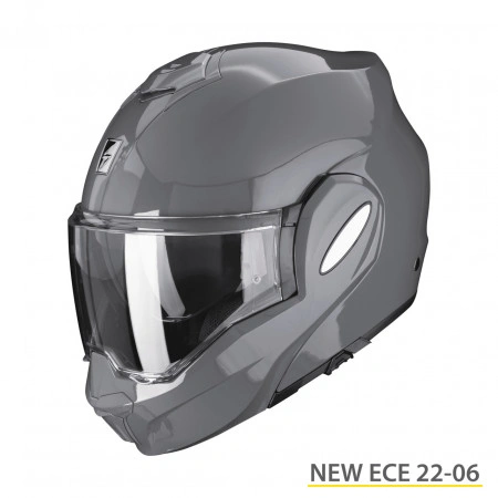 SCORPION EXO-TECH EVO SOLID CASCO HELMET RIBALTABILE FLIP BACK MODULARE - Img 3