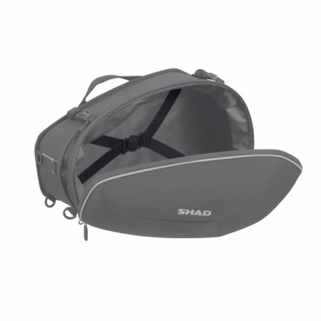SHAD E48 COPPIA BORSE SEMIRIGIDE MOTO ESPANDIBILI DA 46 A 58 LITRI - Img 6