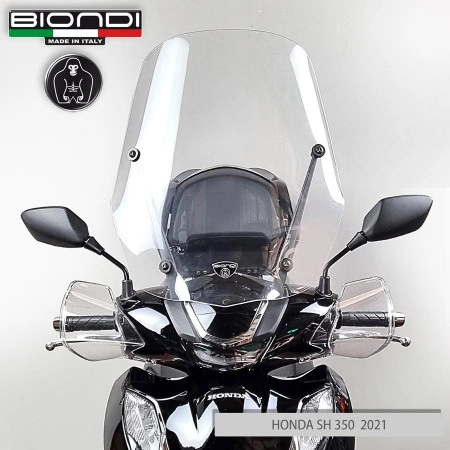BIONDI LASTRA PARABREZZA HONDA SH 350 2021 2022 2023 SU ATTACCHI ORIGINALI - Img 2
