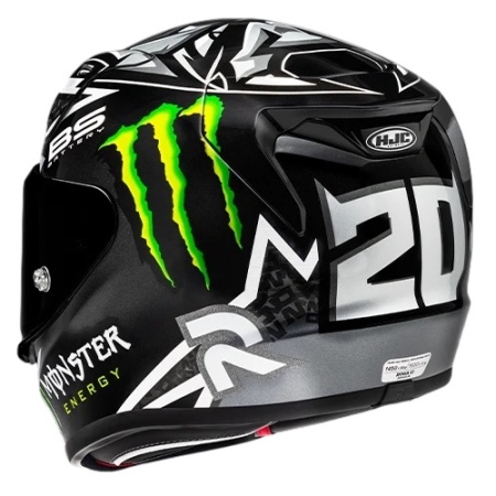 CASCO INTEGRALE RPHA12 QUARTARARO REPLICA BLACK MC5 | HJC HELMETS - Img 3