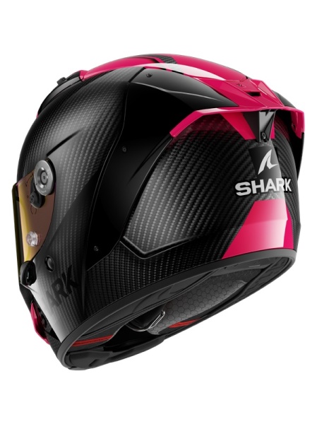 Casco Shark AERON CARBON SKIN Carbon Violet Blue - Img 3