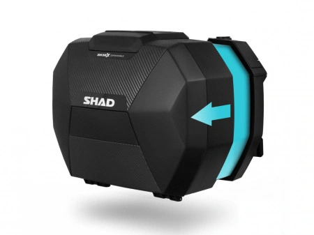 SHAD VALIGIE LATERALI MOTO ESPANDIBILI SH38X CARBON SIDE CASES EXPANDABLE - Img 3