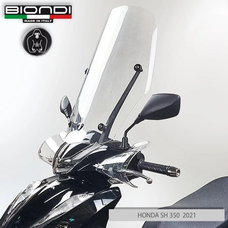BIONDI LASTRA PARABREZZA HONDA SH 350 2021 2022 2023 SU ATTACCHI ORIGINALI - Img 3