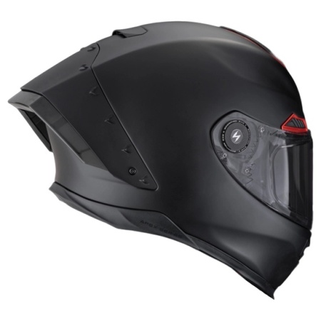 CASCO SCORPION EXO-RACE AIR SOLID Nero opaco-Rosso - Img 2