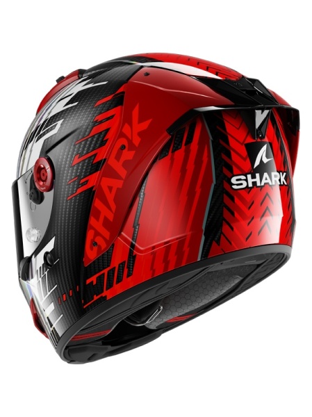 Casco Shark AERON EDGY Carbon Red Chrom - Img 3