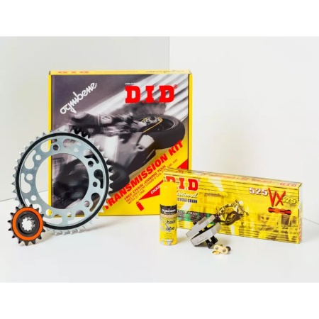 KIT TRASMISSIONE CATENA CORONA PIGNONE DID ROYAL ENFIELD INTERCEPTOR 650