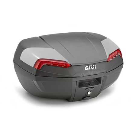 TOP CASE GIVI BAULETTO E46N2 RIVIERA CON PIASTRA MONOLOCK COMPRESA E46 N2