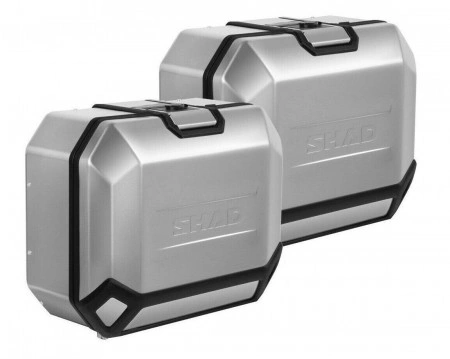 KIT VALIGIE LATERALI ALLUMINIO SHAD TERRA TR36 CON ATTACCHI QJ MOTOR SRT 800 - Img 2
