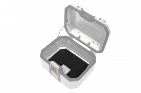 SHAD BAULETTO TR48 TOP CASE ALLUMINIO VALIGIA PER MOTO ALUMINIUM CON SCHIENALINO - Img 3