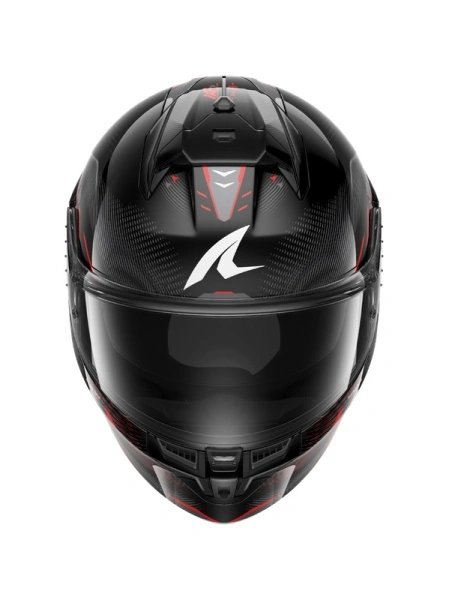 CASCO MOTO INTEGRALE SHARK SKWAL CUP SPEED-TECH Black Red Anthracite KRA - Img 3