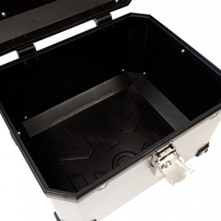 E-BIKERS X-PLOR - TOP CASE BAULETTO VALIGIA ALLUMINIO LOOK 38 LT SCOOTER MOTO - Img 3