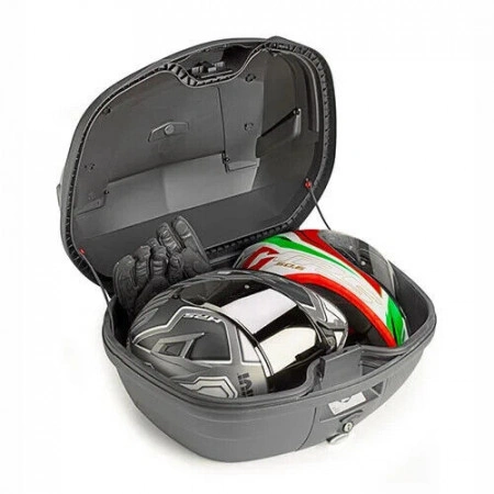 GIVI B47 BLADE TECH BAULETTO MONOLOCK 47 LT CATADIOTTRI FUMÉ COMPRESO PIASTRA - Img 2