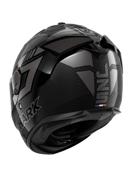 SHARK SPARTAN GT PRO CARBON ZARCO TRACK RACER Carbon Anthracite Chrom - Img 3