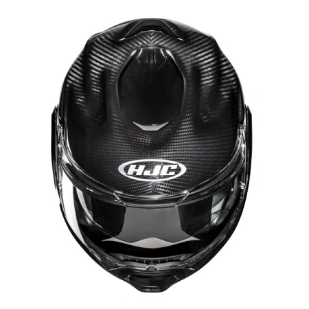 Casco Modulare mentoniera a rotazione HJC F100 Carbon Nero LUCIDO F 100 - Img 6