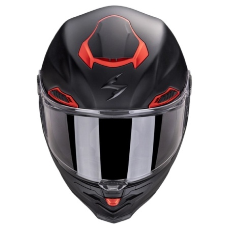 CASCO SCORPION EXO-RACE AIR SOLID Nero opaco-Rosso - Img 3